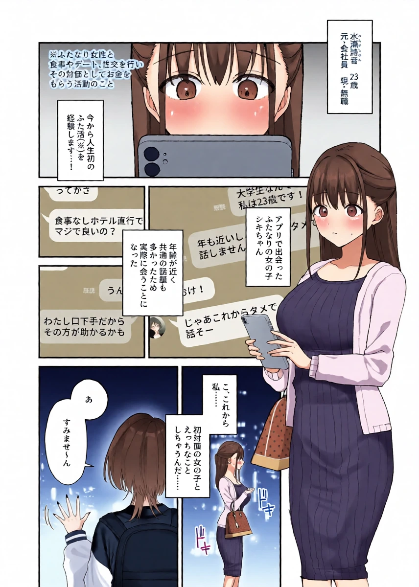 [Ginger Lily] Oho-goe Koubi Do-hamari Onee-san ~Futanari Joshi Daisei Senyou Koki Ana~