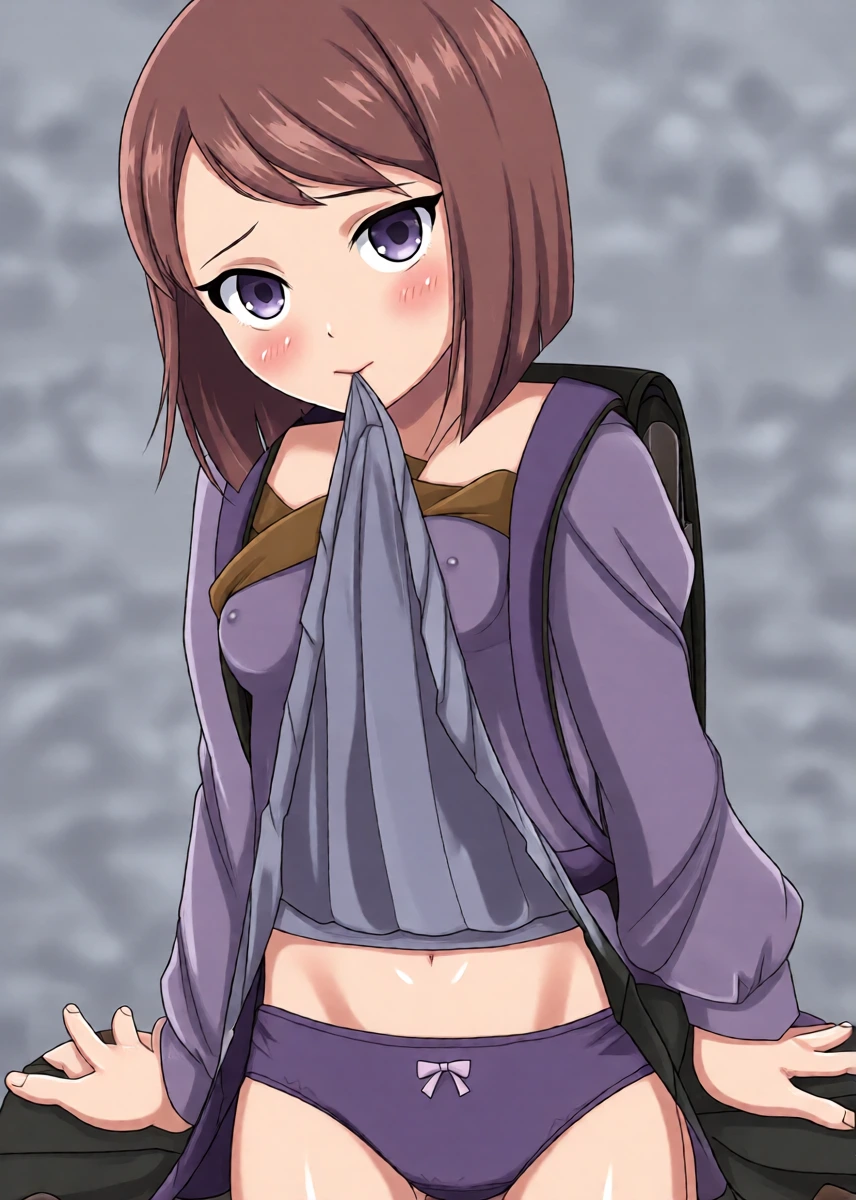 [ELRIZ (Yamada Konayuki)] Short Heroine x Black Stockings ~touched on the train~ [Digital] [English] [Penguin Piper]