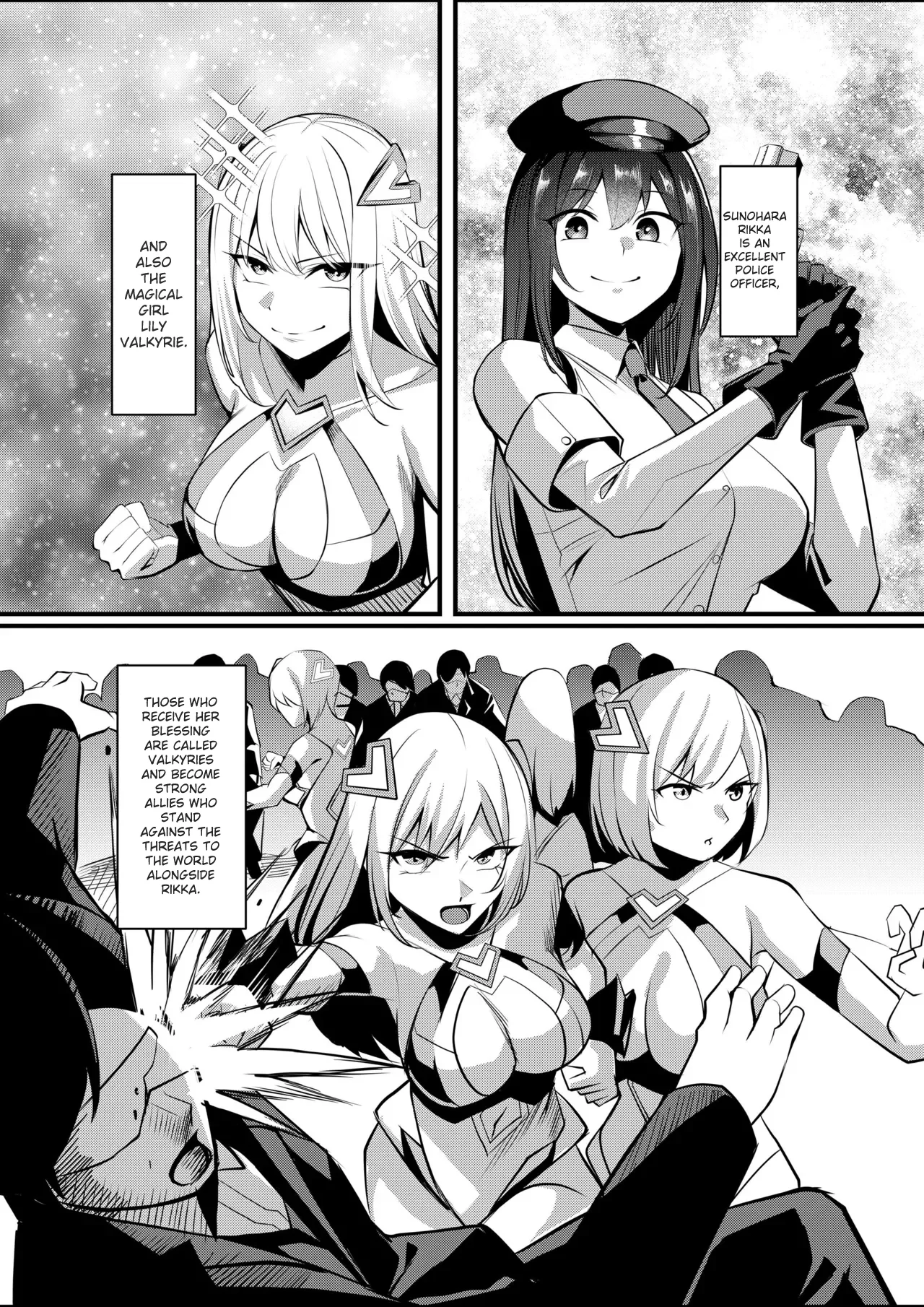 [Seika Kairaku Shoten (Yoshimoto)] Mahou Shoujo Saint Lily Valkyrie ~Teki Soshiki ni Sennou Choukyou Sareta Mahou Shoujo ga Seishori Sentouin ni Ochiru made~ [English] [MTL]