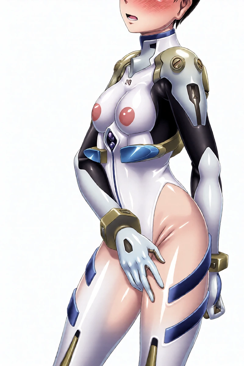 (Pitaket) [Isurusdo (Aozame Takao)] Plugsuit Josou ja Nai to...! WHITE (Neon Genesis Evangelion) [Chinese][IC个人汉化]