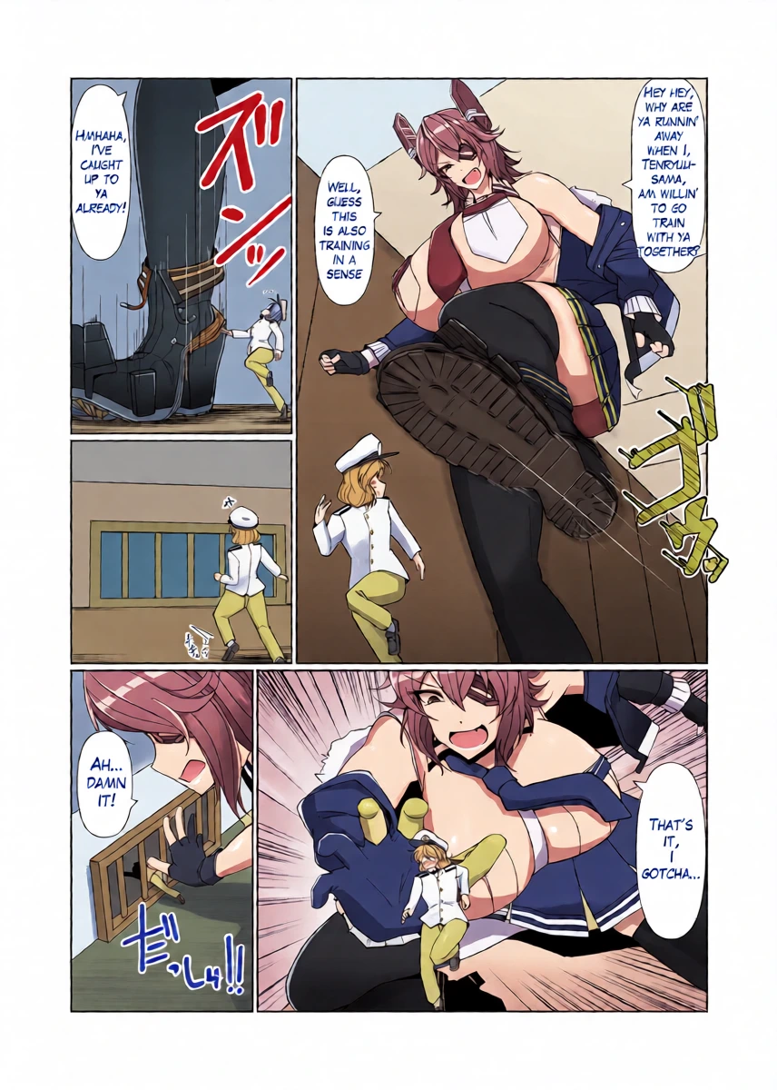 [Takaisen] Being Locked in a Grapple with Gigantic Shipgirls Doujin Collab