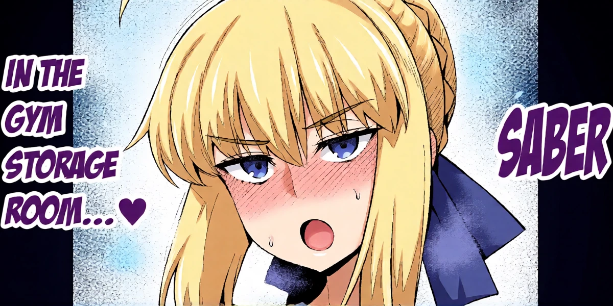 [Ankoman] Saber, Taiiku Souko de... | Saber, in the gym storage room❤ (Fate/stay night) [English] [Aishi21]