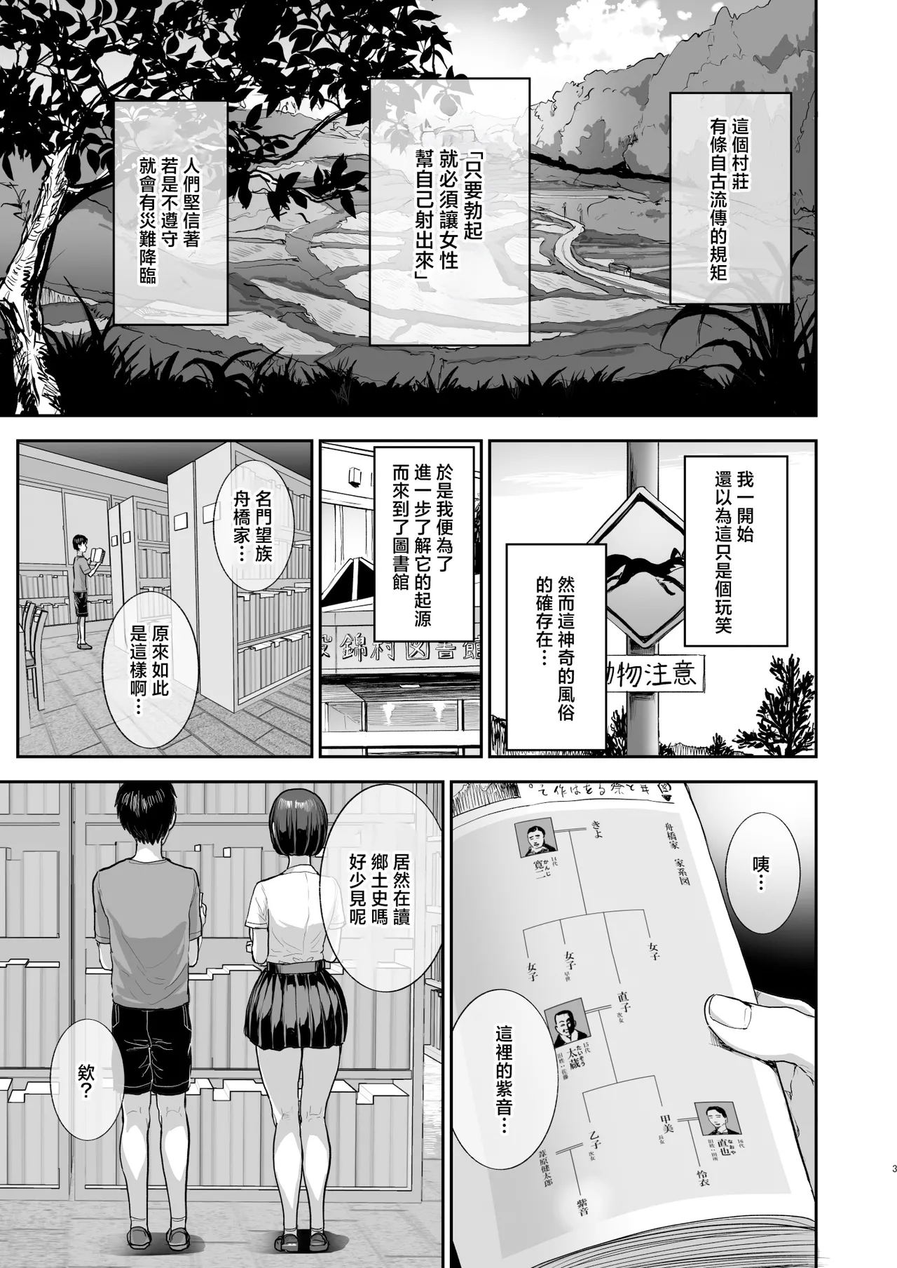 [Nul Neverland (Navier Haruka 2T)] Bokkin Mura ~Bokki Shitara Nuitemorawanai to Ikenai Mura~Dai 2 Wa | 勃禁村 ～只要勃起就必須要擼掉的村子～第2話 [Chinese] [Digital]