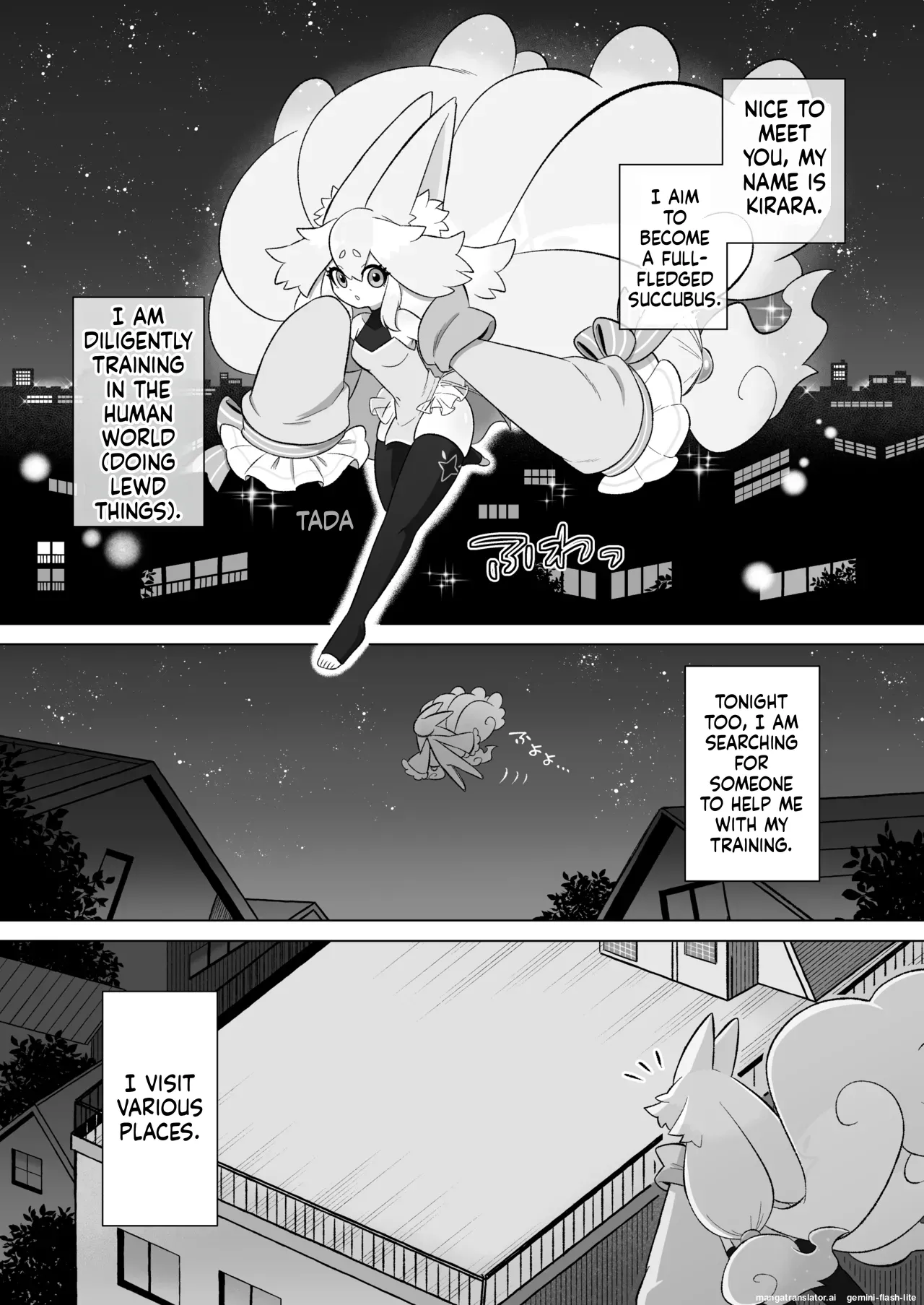 [Moto no Hondana (Moto)] Minarai futanari Inma ga Shokushu  Onanii de Kairaku  Zecchou   Tanren suru Ohanashi [English] [SCANMTL]