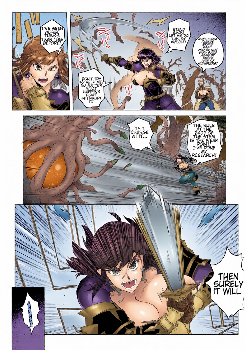[Asaki Blog Branch Office (Asaki Takayuki)] Onna Kishi Rahel to Midori Ude no Yuragi - Lady Knight Rahel and the Swaying Green Tentacles [Digital] [CT Scans]