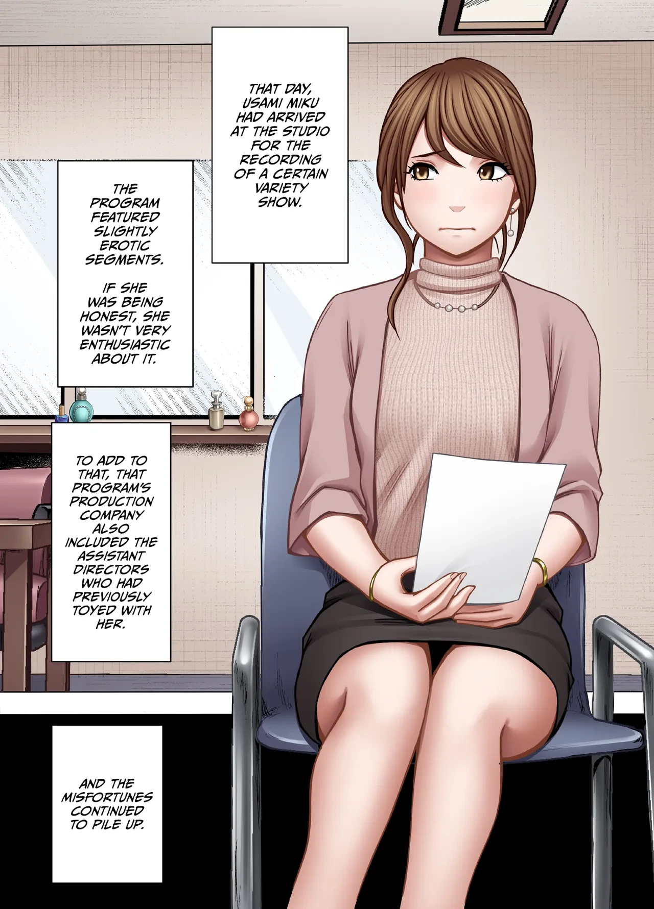[Crimson] Namaiki na Joshi Announcer ga Kakushita AD ni Wakaraserareru made 3 [English] [CulturedCommissions]