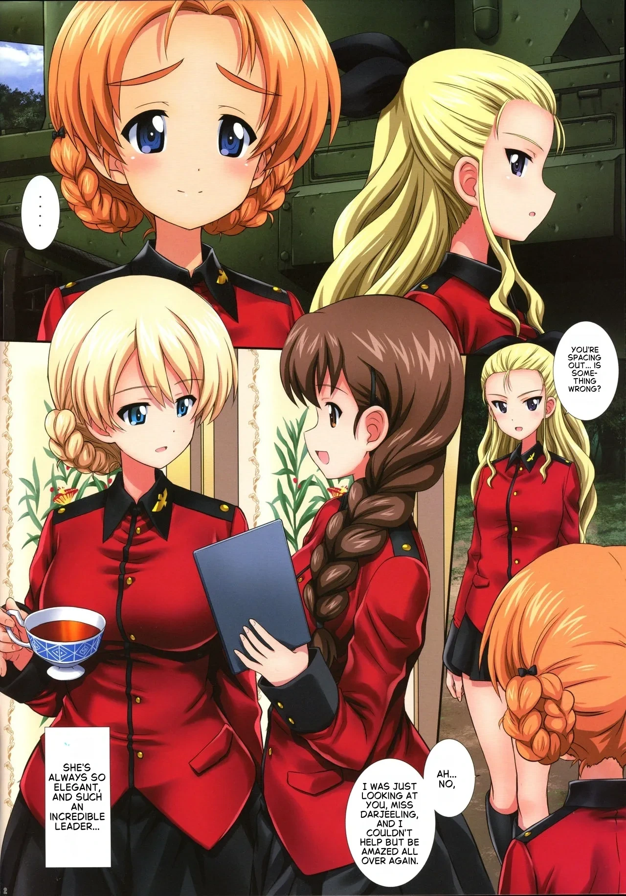 (C97) [Kamogawaya (Kamogawa Tanuki)] Gochuumon wa Koucha desu ka? 3 - Is the order a cup of tea? 3 (Girls und Panzer) [English]