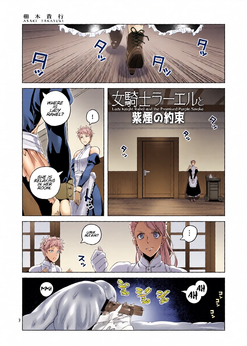 [Asaki Blog Branch Office (Asaki Takayuki)] Onna Kishi Rahel to Shien no Yakusoku - Lady Knight Rahel and the Promised Purple Smoke [English] [CT Scans] [Digital]