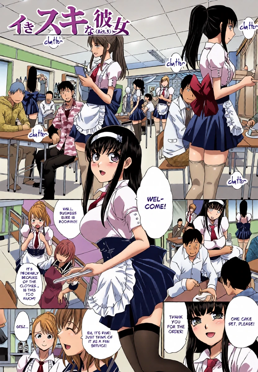 [Itaba Hiroshi] Ikisuki na Kanojo Ch. 3 (Okasaretai Kanojo) [English] [castor translates things] [Digital]
