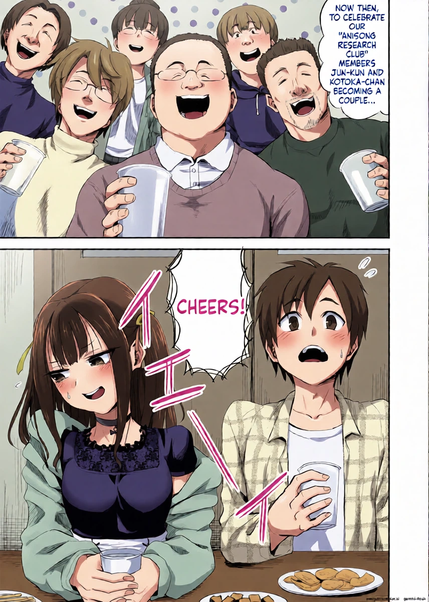 [Can Do Now! (Minarai Zouhyou)] OtaCir no Nukegake Couple no Kanojo o Nomikai de Suikan!!