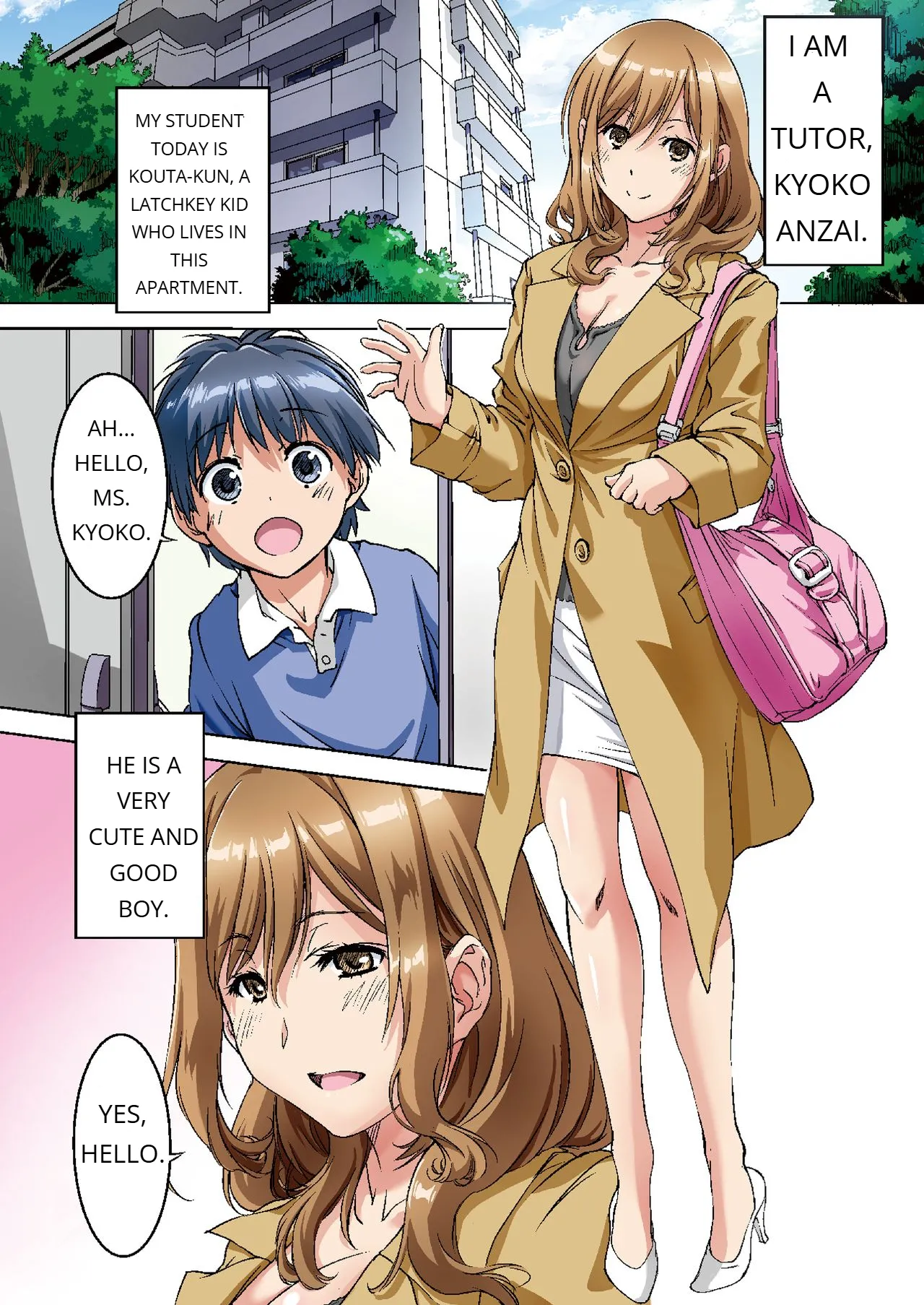 [Pakuchi (Nishiki Yoshimune)] Oya ni Naisho de Oppai shite kureru Katei Kyoushi no Onee-san [ ENGLISH ]