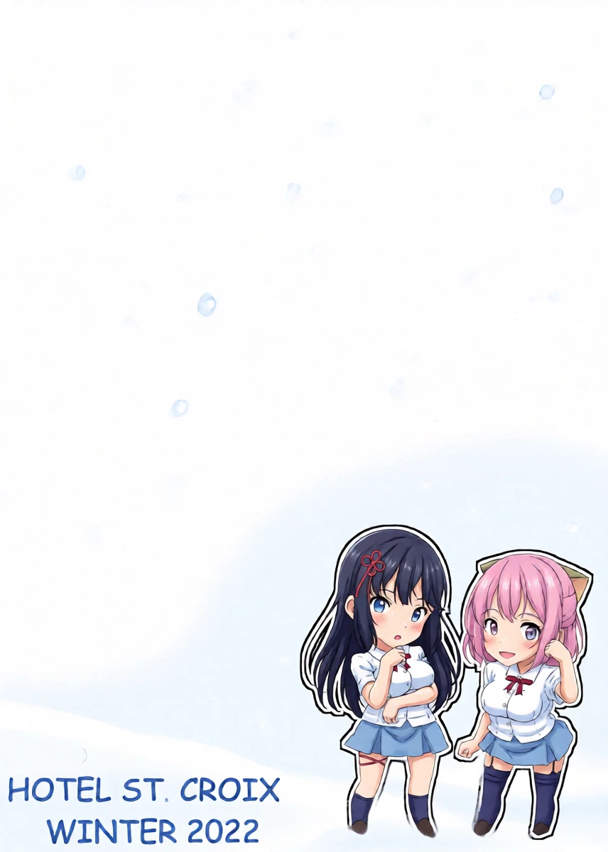 (C101) [Hotel St. Croix (sankurowa)] Kurokami LONG Futanari-chan to Jyunai SEX ga Shitaii! Part II [English]