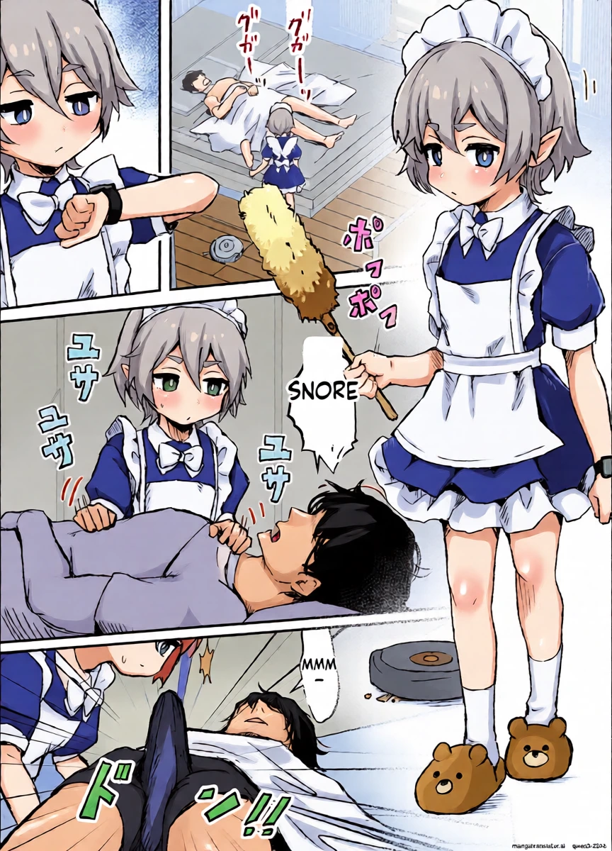 [Ozi8] Taisetsu na Osananajimi ga Seishorigakari ni Naru Hanashi | Daily life of an elf maid who loves her master too much [English]