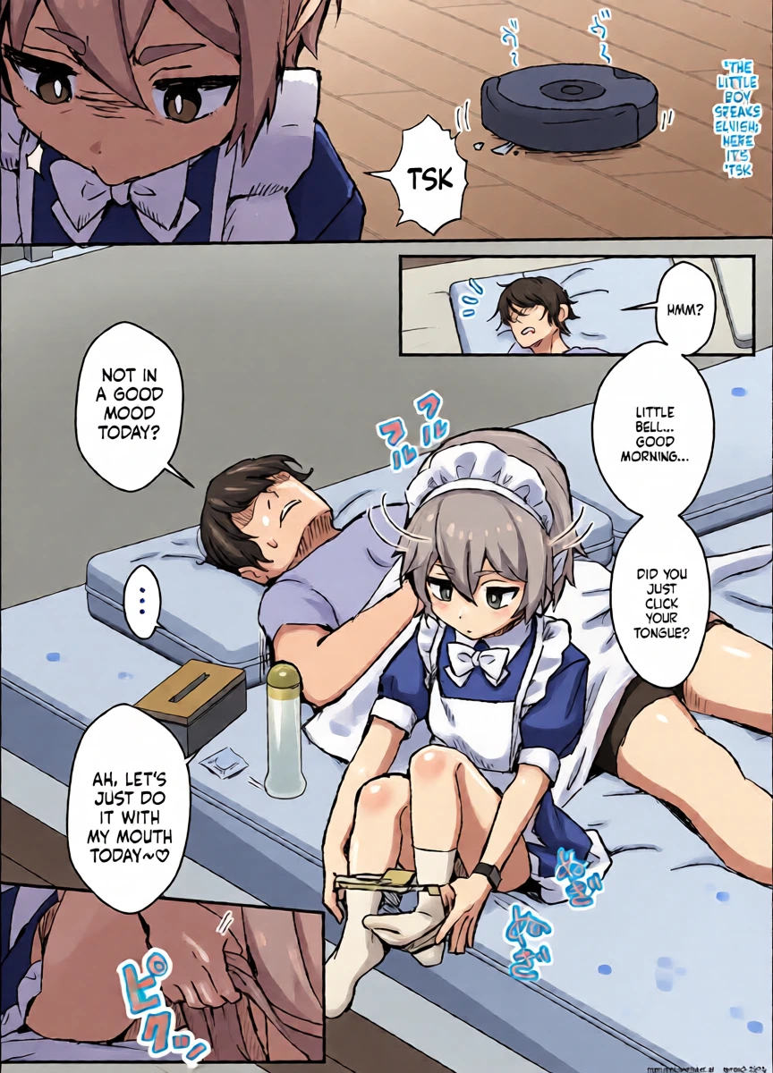 [Ozi8] Taisetsu na Osananajimi ga Seishorigakari ni Naru Hanashi | Daily life of an elf maid who loves her master too much [English]