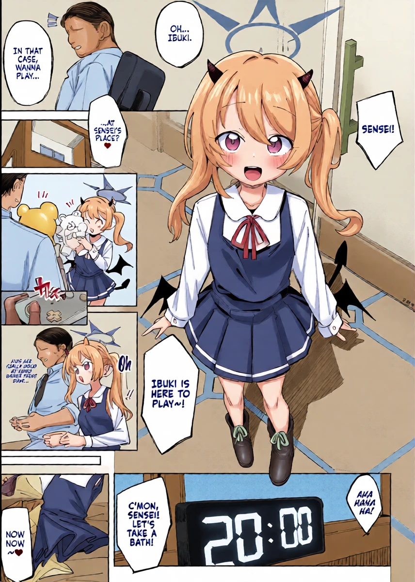 [Yamai] Ibuki no 7p Manga (Blue Archive) [English] [NudeSalad]