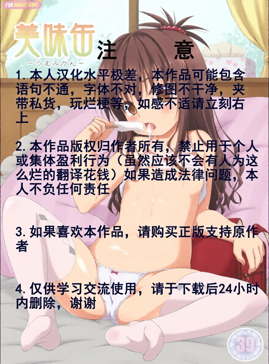 (C85) [Rabbit Company (Kotogi Raura)] Stale World 39 - Umamikan (To Love-ru)[Chinese]