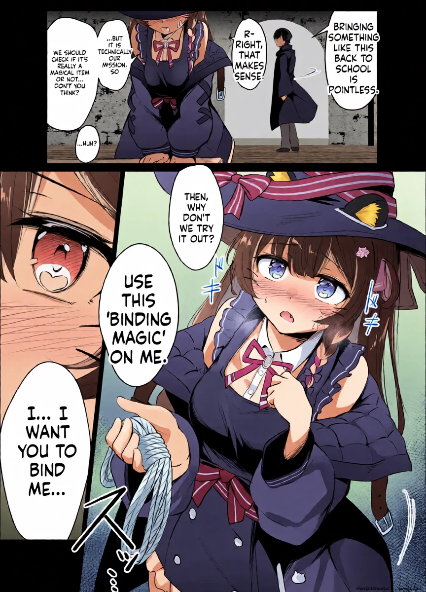 [ななのーと] 廃城探索にてえっちな魔法を見つけてしまう師弟 (SCANMTL)