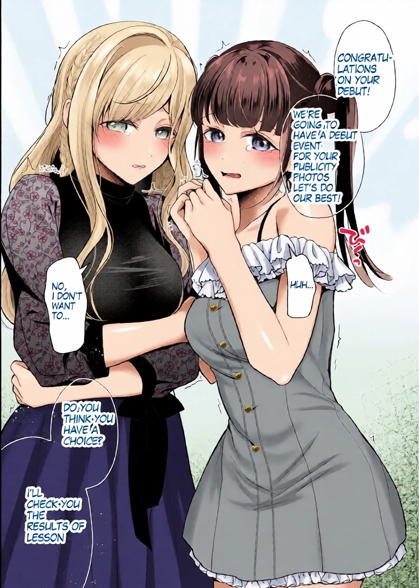 [Nanasaki] [English ver.／Comic] Wall Ass Sales Idol Debut Manga 8page