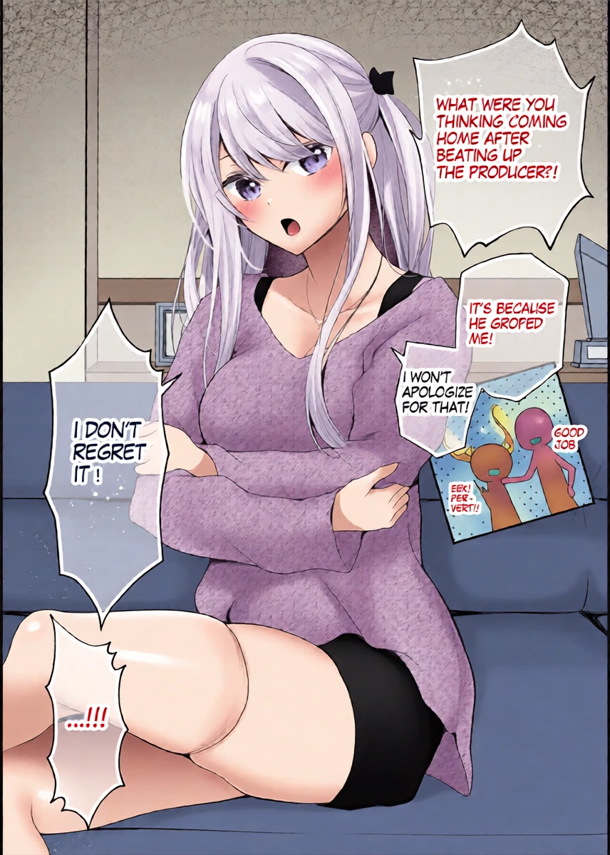 [Nanasaki] [English ver.／Comic] Punishment for a cheeky idol Comic 8page