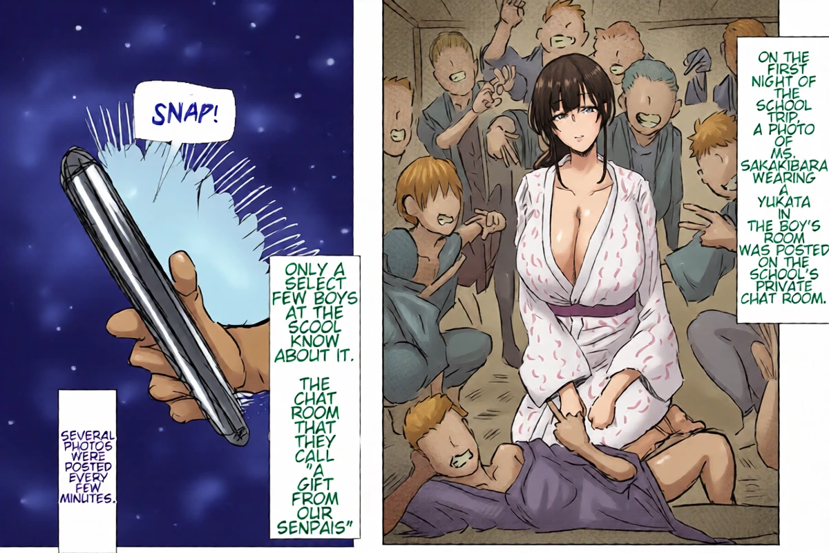 [Tomii Roba] School Trip with Sakakibara Sensei | Sakakibara Sensei to Shuugakuryokou [English] [CT Scans]