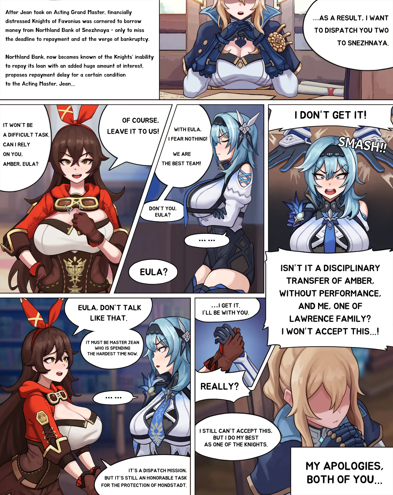[PoPer] Sexual Service Mission of Knights of Favonius + Extras [English]