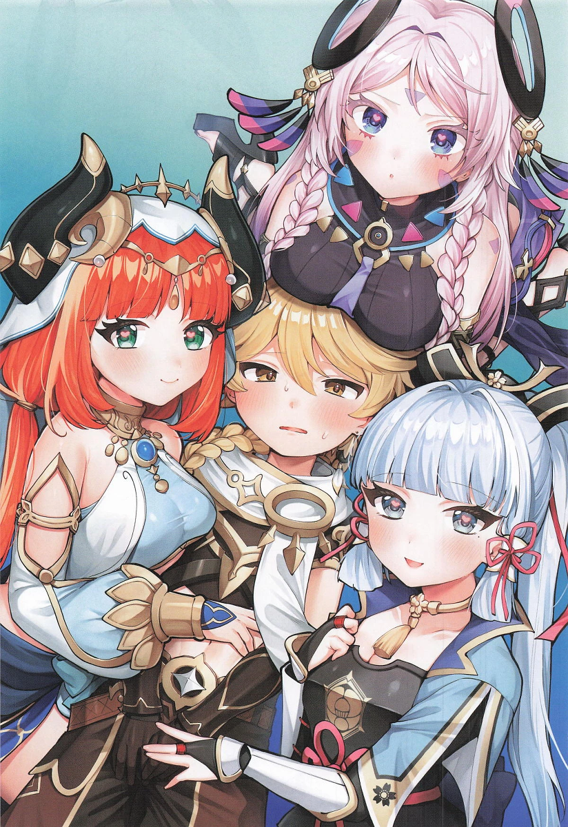 (C106) [Happy Shop (MIYA)] Dekiai x Shuuchaku Love Game (Genshin Impact)