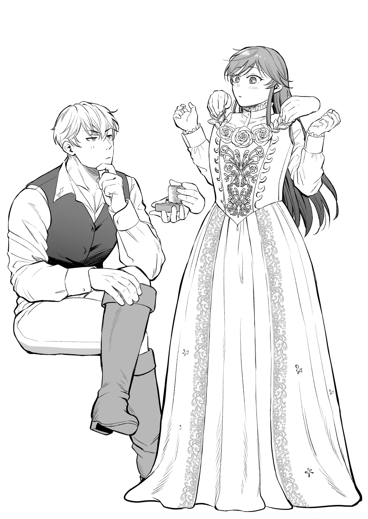 [Mogemoge Land (Mogemoe)] Saikyou Onna Kishi wa Shuuchaku-kei Otouto Ouji kara Nigerarenai! 3