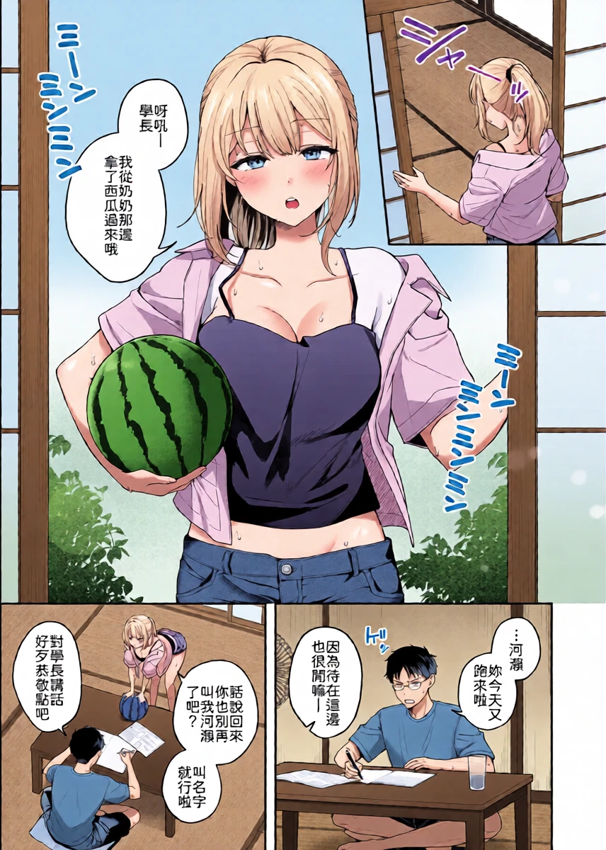 [Biwa Gakudan (Biwamaro)] Downer Gal ni Natsukarete Ecchi na  Natsuyasumi o Sugosu Hanashi  [Chinese] [山嵐个人汉化]