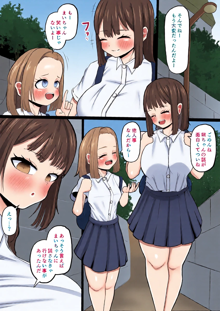 daisuki na tomodati ni karesi ga deki te turai kara… hutanari tinpo de ryakudatu sekkusu suru hanasi