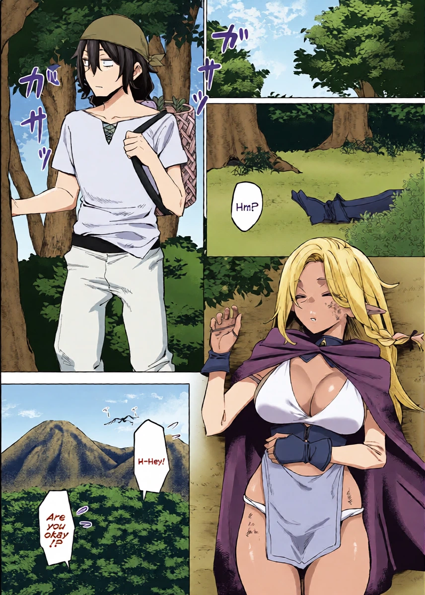[MM] A Dark Elf Returned The Favour After I Saved Her | Kasshoku Elf o Tasuketara Ongaeshi Sareta Hanashi [English] [Cookie Cruncher]