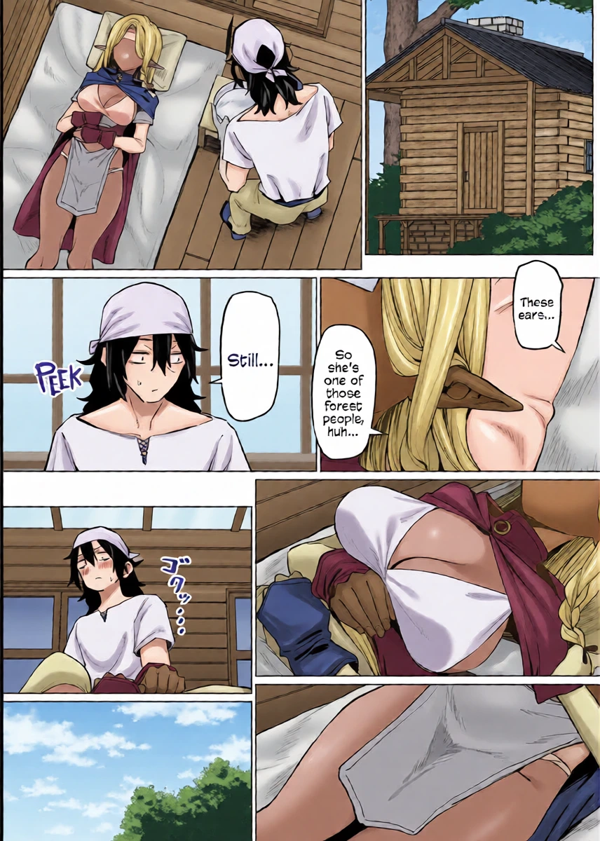 [MM] A Dark Elf Returned The Favour After I Saved Her | Kasshoku Elf o Tasuketara Ongaeshi Sareta Hanashi [English] [Cookie Cruncher]