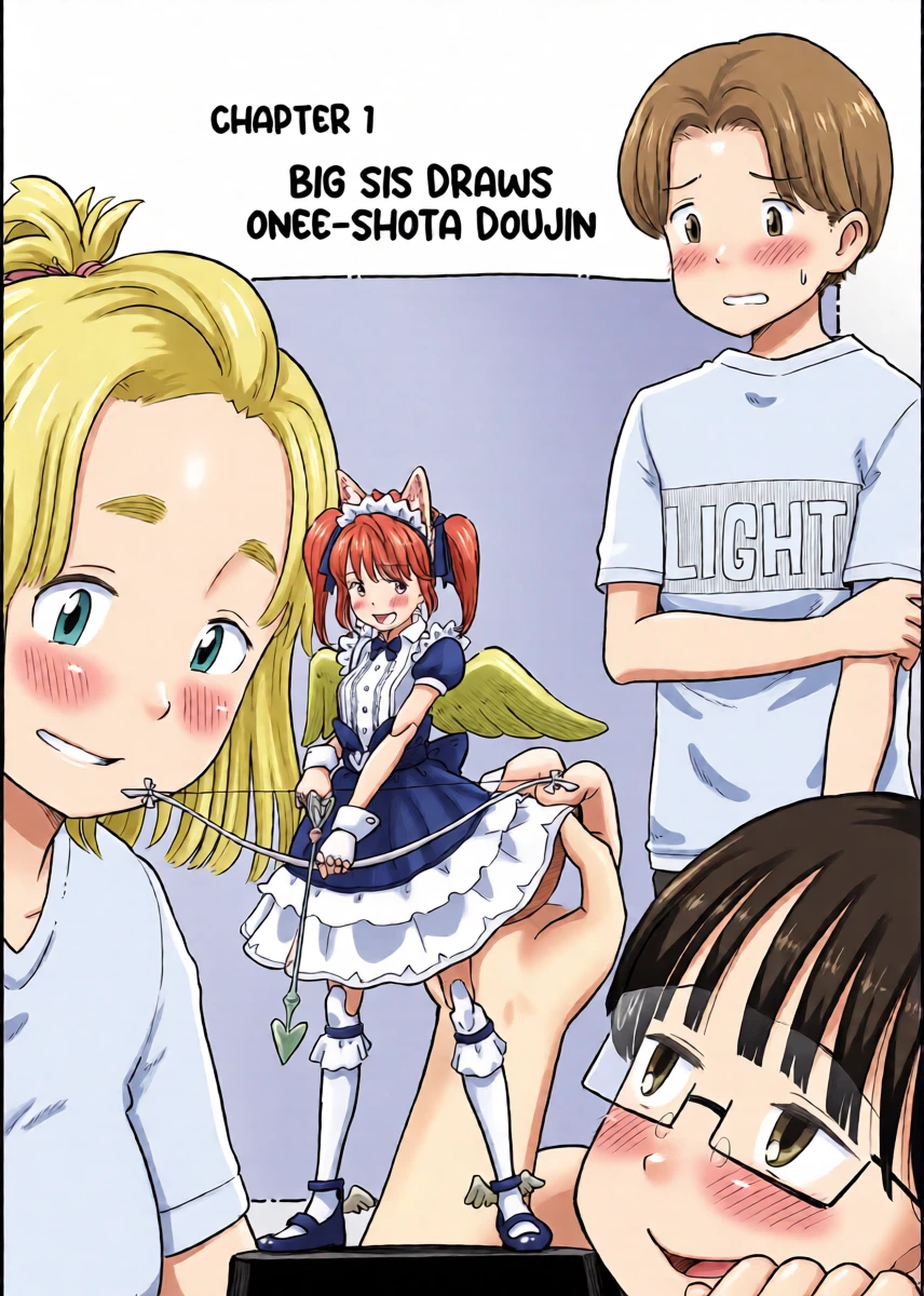 [Lithium] Nee-chan wa, OneShota Doujin Sakka Chapter 1-2 [English] [Kuraudo]