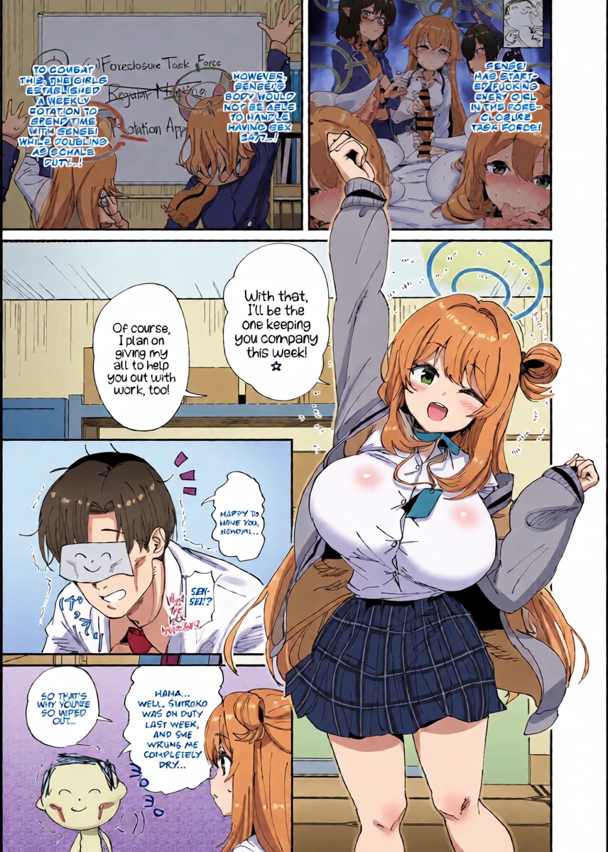 [Hikagemon (Tenpiboshi)] Nonomi to Yuru Yuru Polynesian Sex | Laidback Polynesian Sex with Nonomi (Blue Archive) [English] [Digital]