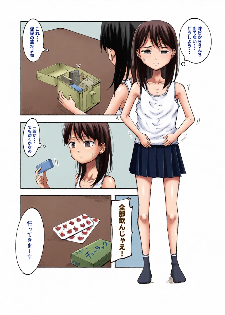 [yudoufu] Gezai o Ikki Nomi Shite Onaka o Kowashichau Onnanoko