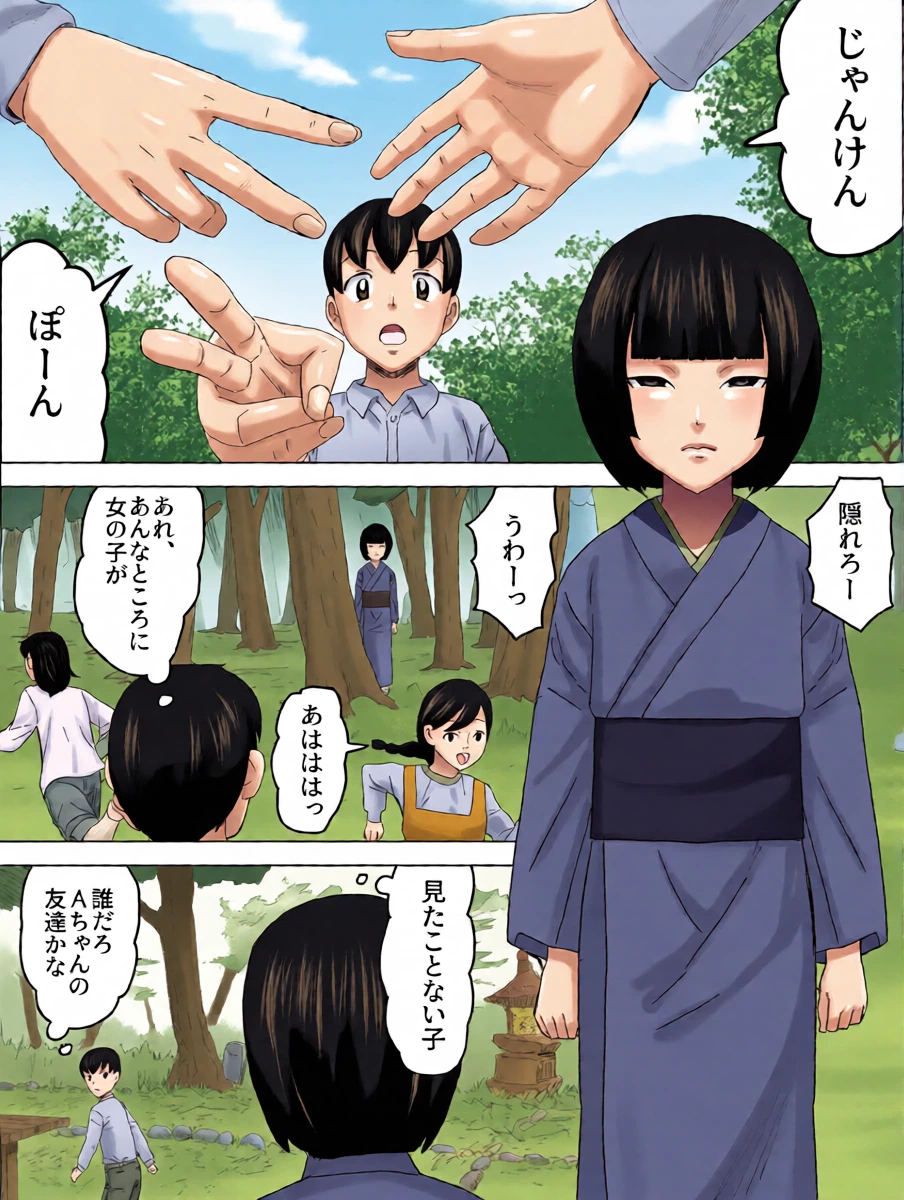 [Sanbaizu]Hide-and-seek in the women's restroom