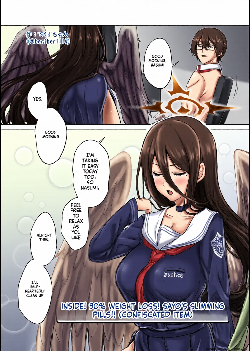 [Tekusu-chan (てくすちゃん)] 背中とお腹がくっついちゃう!! 体重9割減! サヤ印の痩せ薬!! (押収品) (皮モノ/ 皮物 / skinsuit) (SCANMTL)