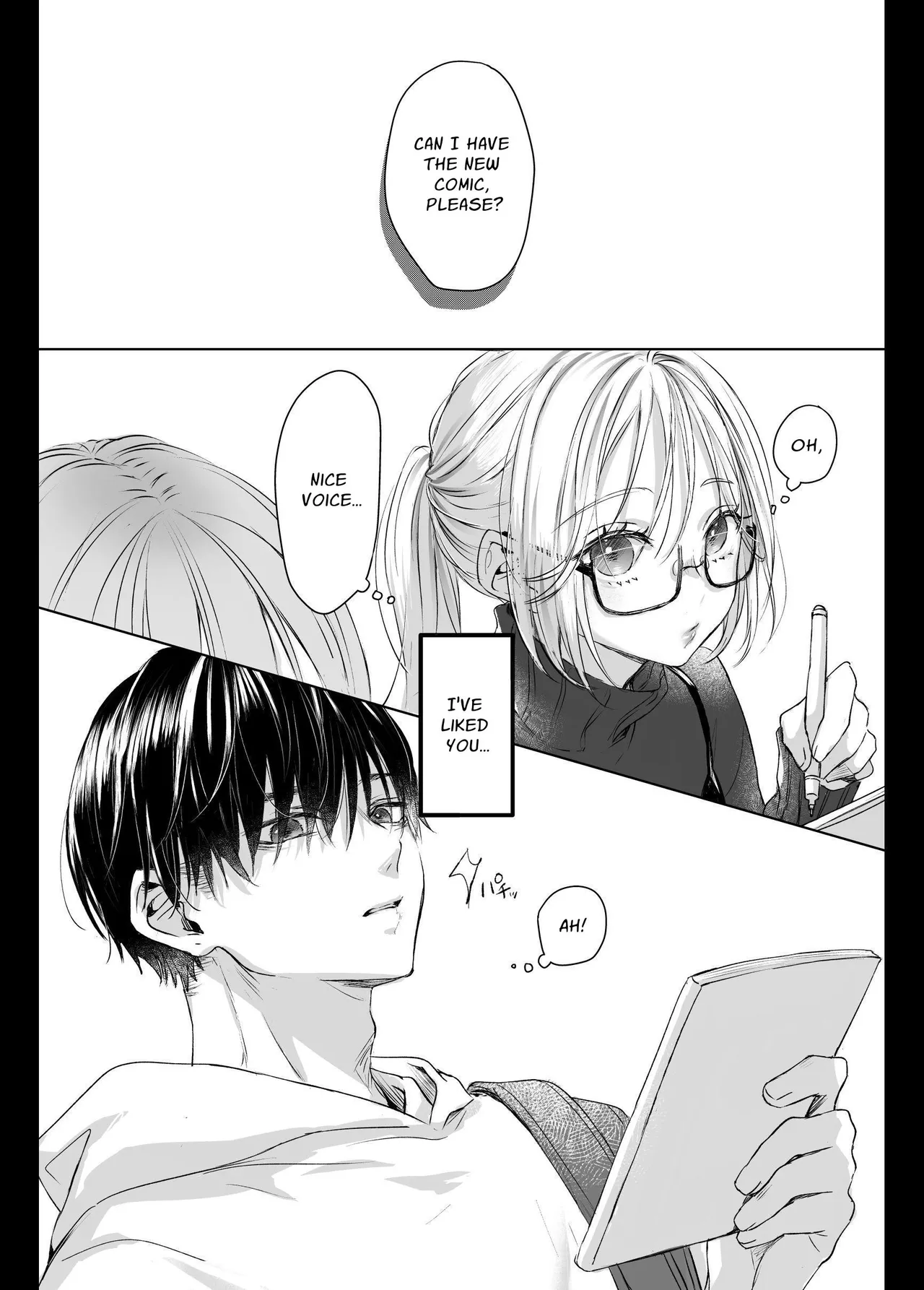 [Murasaki-ya (Murasaki)] It's My Sale Assistant's Fault That My New Publication is XXX. [English] [Chocolate] [Digital] [Incomplete]