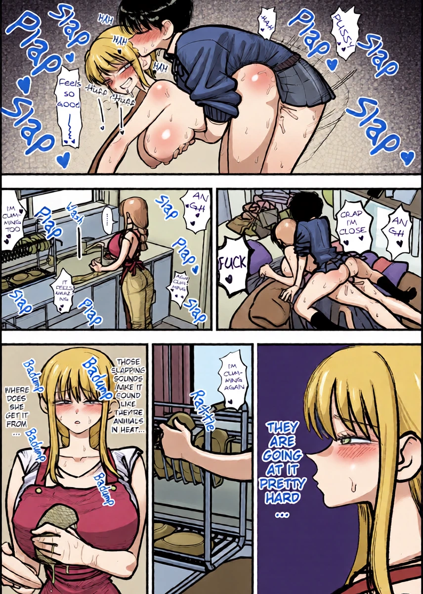 [Agagaga] A mother who's hobby is to have sex with her daughter's Futanari Friends ♥[English]