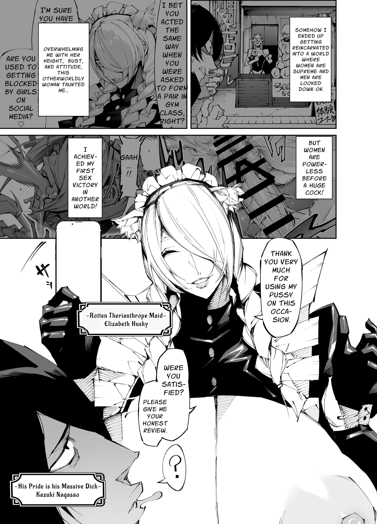 [Yakiniku Tabetei (Pobotto)] Kyokon Tensei -Seiki Shijou Shugi na Isekai ni Tensei shita no de Bakunyuu Bijo to Hame Makuri -Gyaru Amazon & Inran Sister Hen- | Big Dick Reincarnation ~Fuckin' Big Titty Babes in a Genital Supremacism World~ Amazoness & Nun [English] {Penguin Piper}