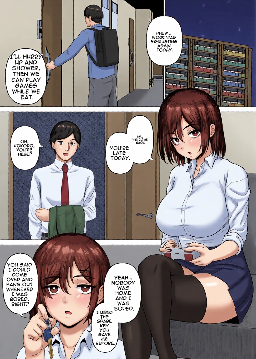[Ore no Sasakure (Gamogamo)] Otonari no Downer Oyako ni Shiboritorareru Hanashi [English]