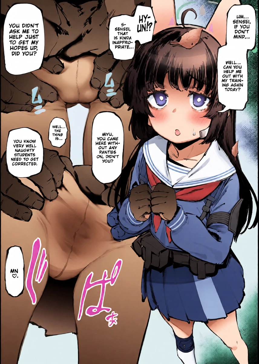 [Suruga Kuroitsu] Miyu no Tokubetsu Kunren | Miyu's Special Drill (Blue Archive) [English]