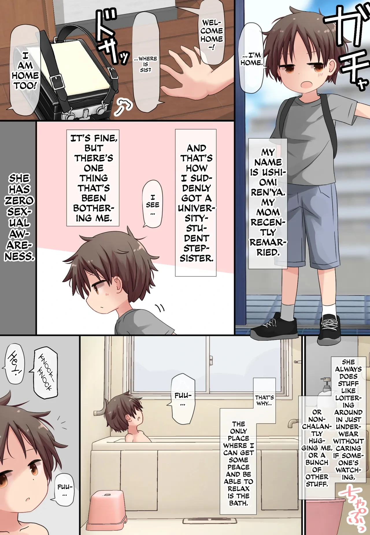 [Hanbun Kyojaku] Muchi Onee-san to Shishunki no Shounen | Oblivious Onee-san and Adolescent Boy [English] [Tabunne Scans]
