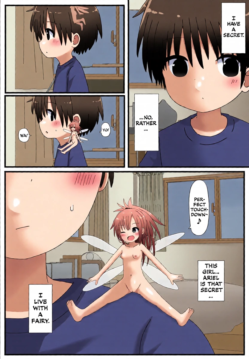 [Hanbun Kyojaku] Chicchai Yousei-chan to Ecchi | Lewding with a Small Fairy [English] [Tabunne Scans]