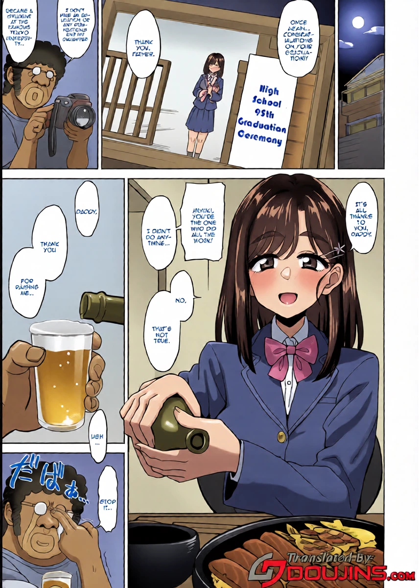 [Ken-chan no Tokoro (Kentarou)] Otoko de Hitotsu de Sodate Ageta Youshi Tanrei x Zunou Meiseki x Seiyoku Gekikyou na Dosukebe Bakunyuu Fathercon Musume to Namahame Nakadashi Kinshin Soukan Shichau Hanashi. [English] {Doujins.com} [Digital]