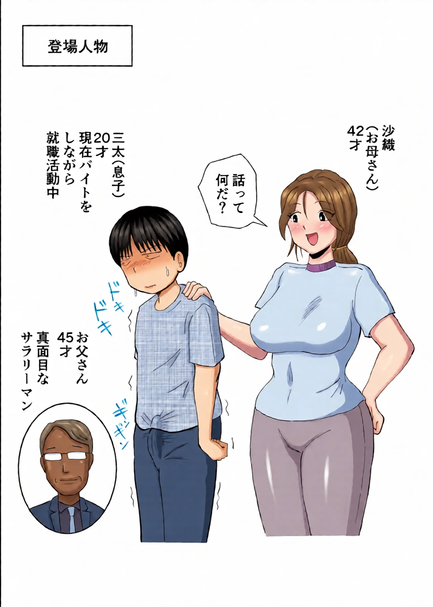 [Momoziri Hustle Dou] Baitodai de Kaasan no Karada wo Katta Musuko no Hanashi