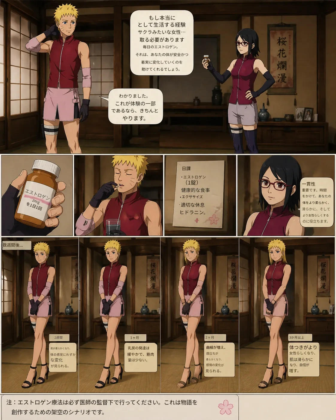 [HOTTIELID] NARUTO COMPLETING HIS DESIRES [ai generated] (japanese)