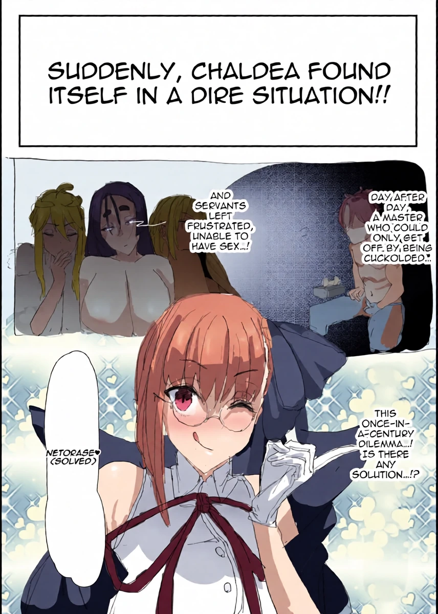 [Neko Mabushi] Netorase Amaama OnaSuppo Chaldea 1 | Sweet Cuckolding Masturbation Support at Chaldea 1 (Fate/Grand Order) [English] [Aishi21] [Digital]