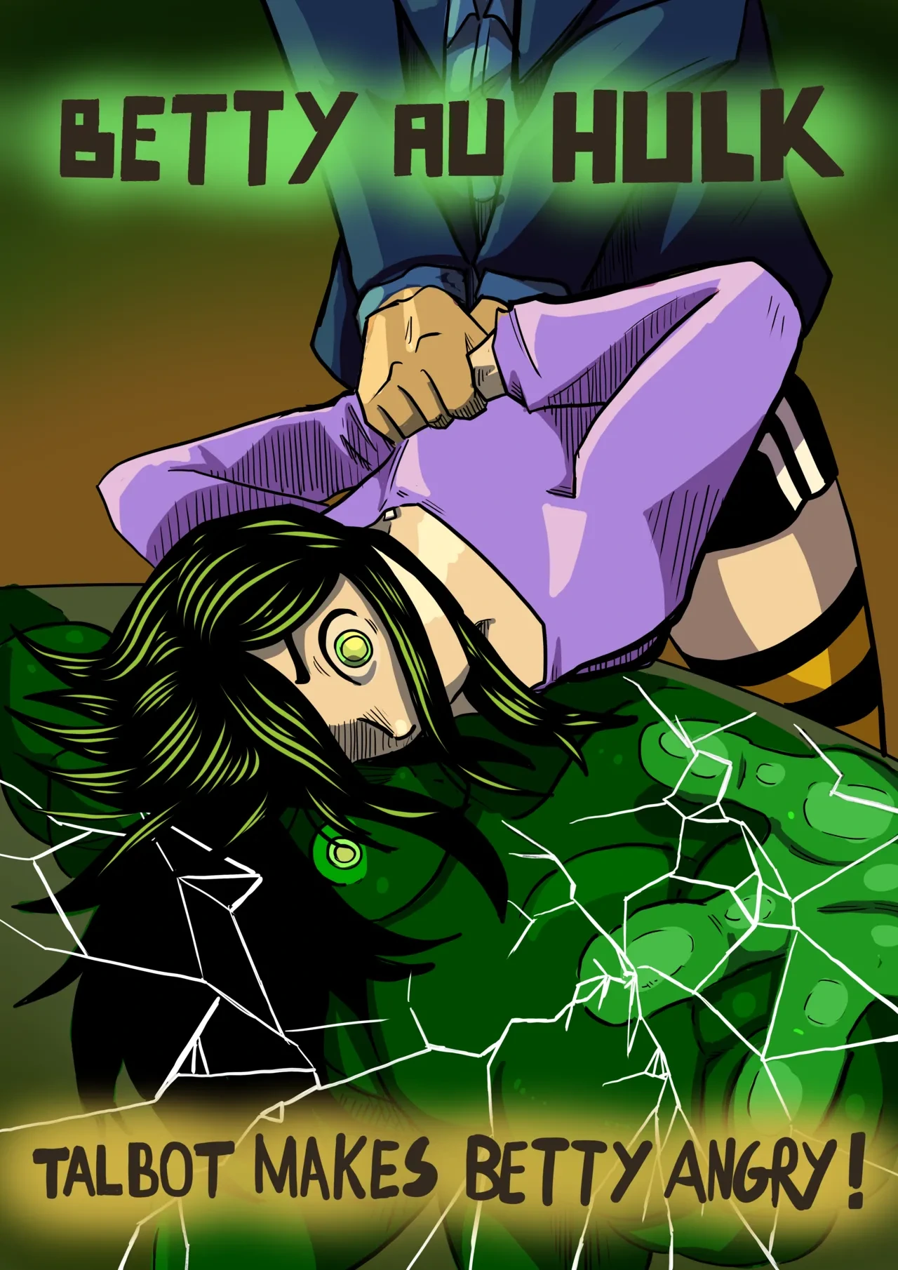 [Odoruyama] Betty Hulk AU: Talbot Makes Betty Angry [Old Version]