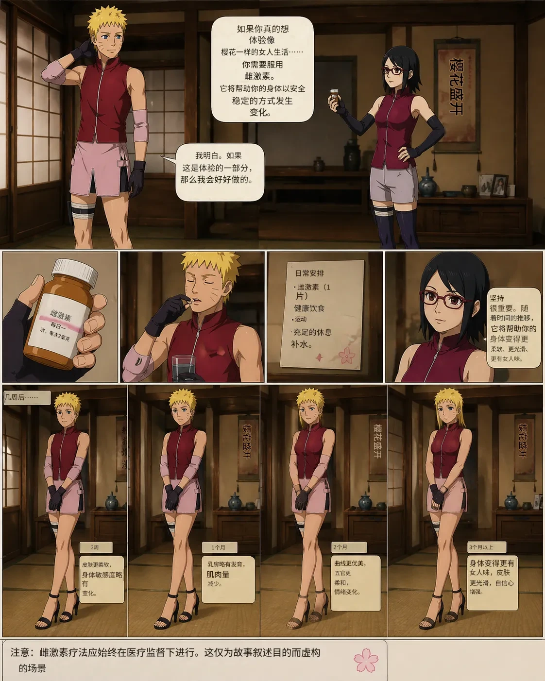 [HOTTIELID] NARUTO COMPLETING HIS HIDDEN DESIRES [ai generated] (chinese)