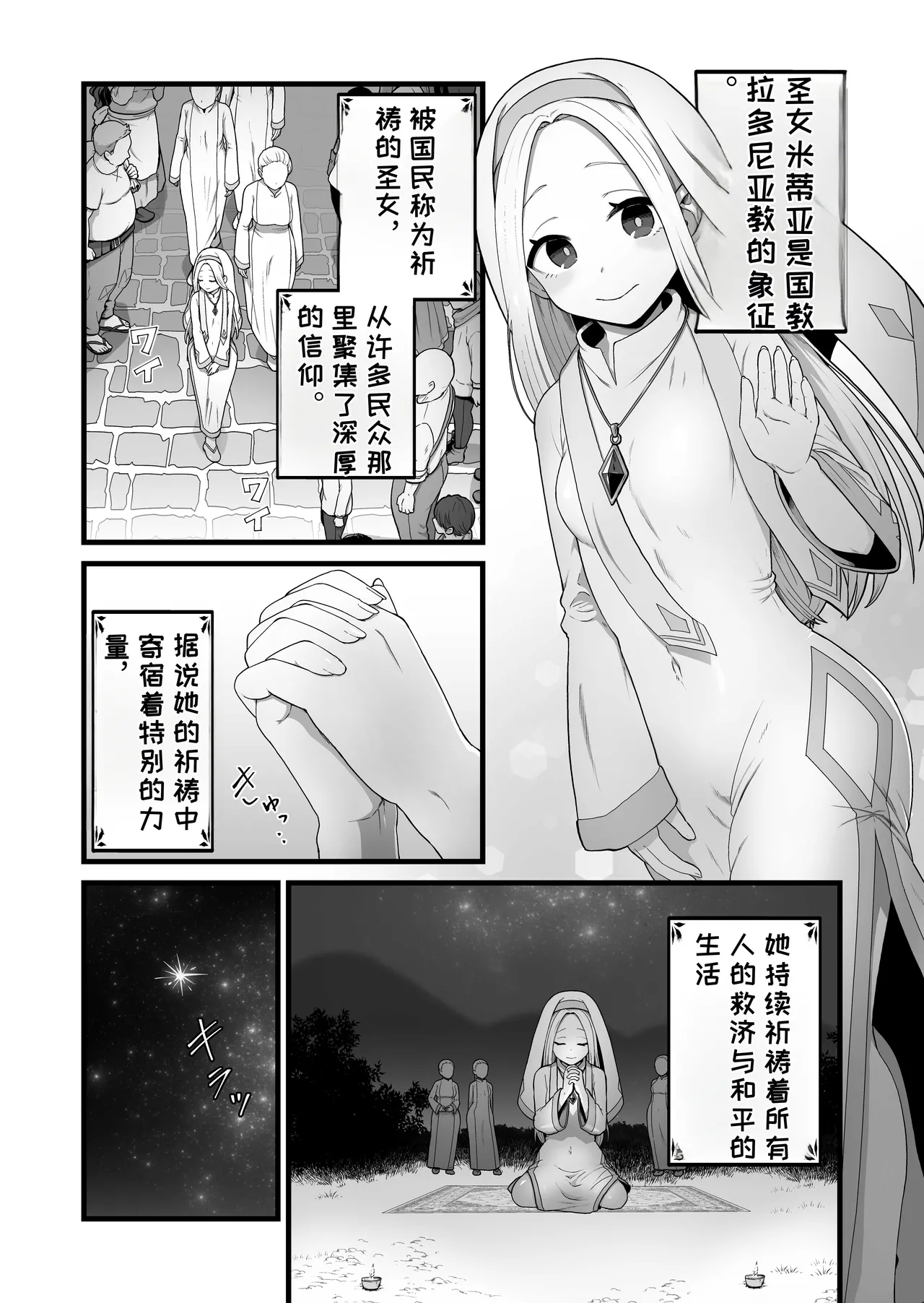 [Kitsunekopandanuki (pandanuki)] Seijo wa Shippo de Daraku Suru[Chinese][MTL]